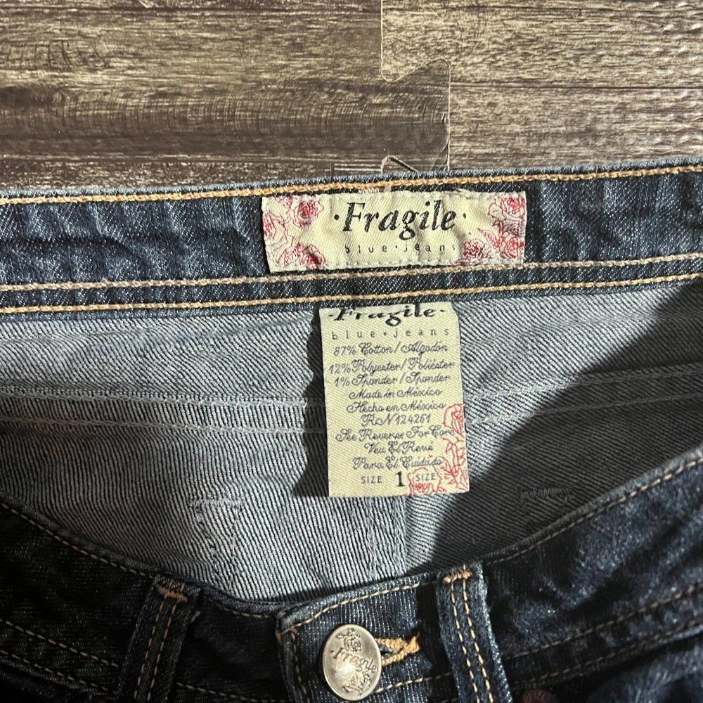 Fragile Juniors Low Rise Skinny Jeans - Picture 2 of 3